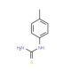 1-(4-Methylphenyl)-2-thiourea (CAS 622-52-6) - chemical structure image
