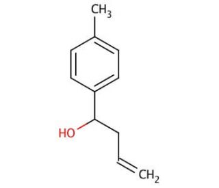 1-(4-Methylphenyl)-3-buten-1-ol (CAS 24165-63-7) - chemical structure image