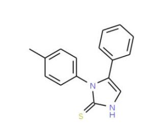 1-(4-methylphenyl)-5-phenyl-1H-imidazole-2-thiol - chemical structure image