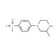 1-[4-(Methylsulfonyl)phenyl]-3-methylpiperazine - chemical structure image