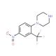 Estrutura molecular do 1-(4-Nitro-2-trifluoromethylphenyl)piperazine, Número CAS: 381242-61-1 1-(4-Nitro-2-trifluoromethylphenyl)piperazine (CAS 381242-61-1) - chemical structure image