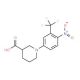1-([4-Nitro-3-(trifluoromethyl)phenyl]piperidine-3-carboxylic acid - chemical structure image