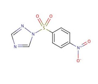 1-(4-Nitrobenzenesulfonyl)-1H-1,2,4-triazole (CAS 57777-84-1) - chemical structure image