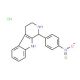 1-(4-Nitrophenyl)-2,3,4,9-tetrahydro-1H-beta-carboline hydrochloride - chemical structure image