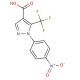 1-(4-Nitrophenyl)-5-(trifluoromethyl)-1H-pyrazole-4-carboxylic acid (CAS 142818-03-9) - chemical structure image