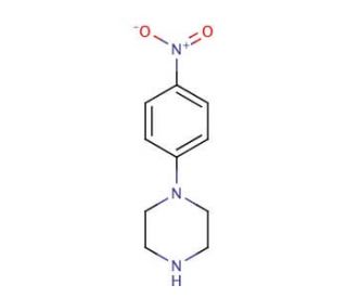 1-(4-Nitrophenyl)piperazine (CAS 6269-89-2) - chemical structure image