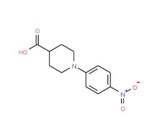 1-(4-nitrophenyl)piperidine-4-carboxylic acid (CAS 223786-53-6) - chemical structure image