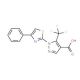 1-(4-Phenyl-1,3-thiazol-2-yl)-5-(trifluoromethyl)-1H-pyrazole-4-carboxylic acid (CAS 159885-80-0) - chemical structure image