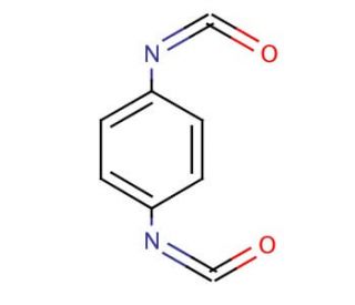 1,4-Phenylene diisocyanate (CAS 104-49-4) - chemical structure image