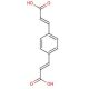 1,4-Phenylenediacrylic acid (CAS 16323-43-6) - chemical structure image