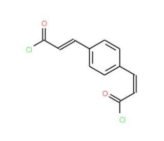 1,4-Phenylenediacryloyl chloride (CAS 35288-49-4) - chemical structure image