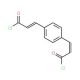 1,4-Phenylenediacryloyl chloride (CAS 35288-49-4) - chemical structure image