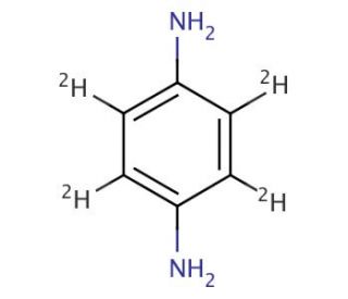1,4-Phenylenediamine-2,3,5,6-d4 (CAS 119516-83-5) - chemical structure image