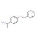 1-[4-(pyridin-3-ylmethoxy)phenyl]ethanamine - chemical structure image