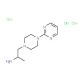 1-[4-(pyrimidin-2-yl)piperazin-1-yl]propan-2-amine trihydrochloride - chemical structure image