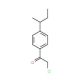 1-(4-sec-Butyl-phenyl)-2-chloro-ethanone (CAS 77234-66-3) - chemical structure image