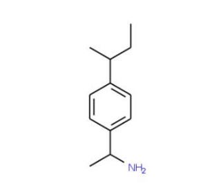 1-(4-sec-Butylphenyl)ethanamine - chemical structure image