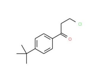 1-(4-t-Butylphenyl)-3-chloropropan-1-one (CAS 28547-33-3) - chemical structure image