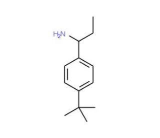 1-(4-tert-Butyl-phenyl)-propylamine - chemical structure image