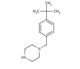 1-(4-tert-Butylbenzyl)piperazine (CAS 956-61-6) - chemical structure image
