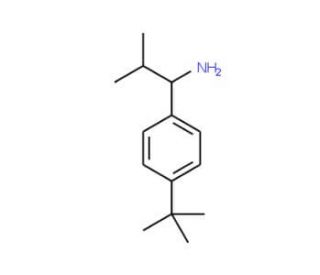 1-(4-tert-butylphenyl)-2-methylpropan-1-amine - chemical structure image