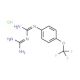 1-[4-(Trifluoromethoxy)phenyl]biguanide hydrochloride (CAS 42823-09-6) - chemical structure image