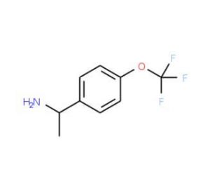1-[4-(trifluoromethoxy)phenyl]ethanamine (CAS 123195-23-3) - chemical structure image