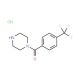 1-[4-(trifluoromethyl)benzoyl]piperazine hydrochloride (CAS 1171417-73-4) - chemical structure image