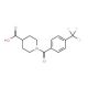 1-[4-(trifluoromethyl)benzoyl]piperidine-4-carboxylic acid (CAS 856215-36-6) - chemical structure image