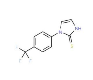 1-[4-(Trifluoromethyl)phenyl]imidazoline-2-thione (CAS 17452-18-5) - chemical structure image