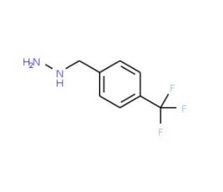 1-{[4-(trifluoromethyl)phenyl]methyl}hydrazine - chemical structure image
