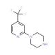 1-(4-Trifluoromethyl-pyridin-2-yl)-piperazine (CAS 118708-88-6) - chemical structure image