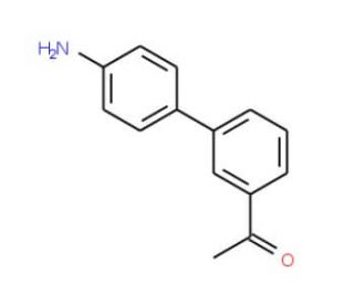 1-(4&prime;-Amino-biphenyl-3-yl)-ethanone - chemical structure image
