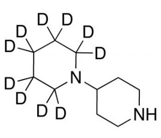 1,4&prime;-Bipiperidine-2,2,3,3,4,4,5,5,6,6-d10 (CAS 718613-20-8) - chemical structure image