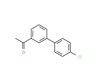 1-(4&prime;-Chloro-biphenyl-3-yl)-ethanone - chemical structure image