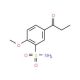 1-(4′-Methoxy-3′-sulfonamidophenyl)-1-propanone (CAS 1076198-44-1) - chemical structure image