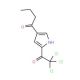 1-[5-(2,2,2-Trichloroacetyl)-1H-pyrrol-3-yl]-1-butanone (CAS 111468-91-8) - chemical structure image