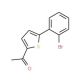 1-[5-(2-bromophenyl)thien-2-yl]ethanone - chemical structure image