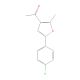 1-[5-(4-Chlorophenyl)-2-methylfur-3-yl]ethan-1-one (CAS 43020-12-8) - chemical structure image
