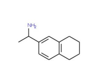 1-(5,6,7,8-Tetrahydro-naphthalen-2-yl)-ethylamine - chemical structure image