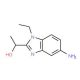 1-(5-Amino-1-ethyl-1H-benzoimidazol-2-yl)-ethanol - chemical structure image