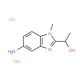 1-(5-Amino-1-methyl-1H-benzoimidazol-2-yl)-ethanoldihydrochloride - chemical structure image