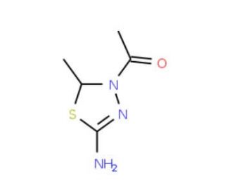 1-(5-Amino-2-methyl-[1,3,4]thiadiazol-3-yl)-ethanone - chemical structure image