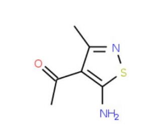 1-(5-amino-3-methylisothiazol-4-yl)ethanone - chemical structure image