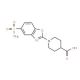 1-[5-(Aminosulfonyl)-1,3-benzoxazol-2-yl]-piperidine-4-carboxylic acid - chemical structure image