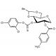 1,5-Anhydro-4,6-O-benzylidene-3-O-[2,4-dichlorophenyl]thiocarbonyloxy-2-O-p-toluoyl-D-glucitol - chemical structure image