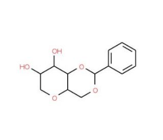 1,5-Anhydro-4,6-O-benzylidene-D-glucitol (CAS 65190-39-8) - chemical structure image