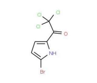 1-(5-Bromo-1H-pyrrol-2-yl)-2,2,2-trichloroethanone (CAS 951883-97-9) - chemical structure image