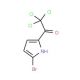 1-(5-Bromo-1H-pyrrol-2-yl)-2,2,2-trichloroethanone (CAS 951883-97-9) - chemical structure image