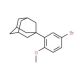 1-(5-Bromo-2-methoxyphenyl)adamantane (CAS 104224-63-7) - chemical structure image